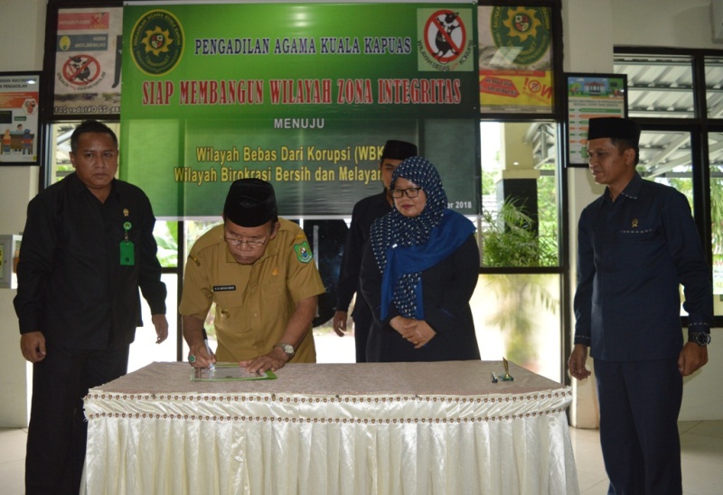 Pengadilan Agama Menggelar Deklarasi Zona Integritas