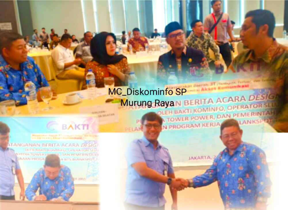 Pemkab Murung Raya Menandatangani Berita Acara DRM Dengan BAKTI Kominfo