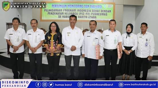 Wakil Bupati Barito Utara Buka Pertemuan Monitoring Dan Evaluasi Pelaksanaan PIS-PK Puskesmas