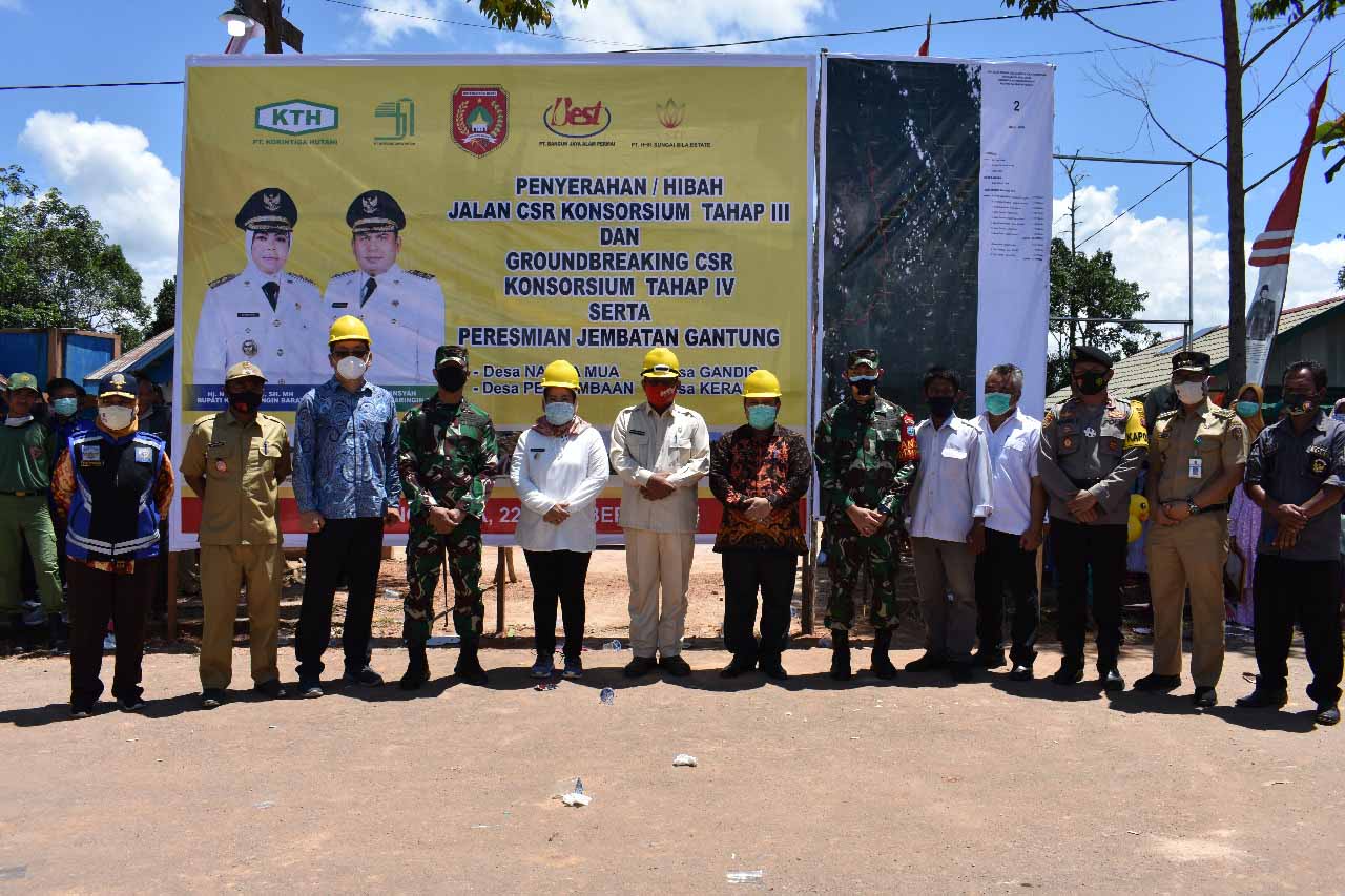 Pemkab Kobar Terima Hibah Jalan Konsorsium Sepanjang 160 Km