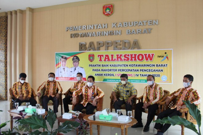 Pemkab Kobar Jadi Pembicara Pada Rakortek Nasional Percepatan Pencegahan Stunting