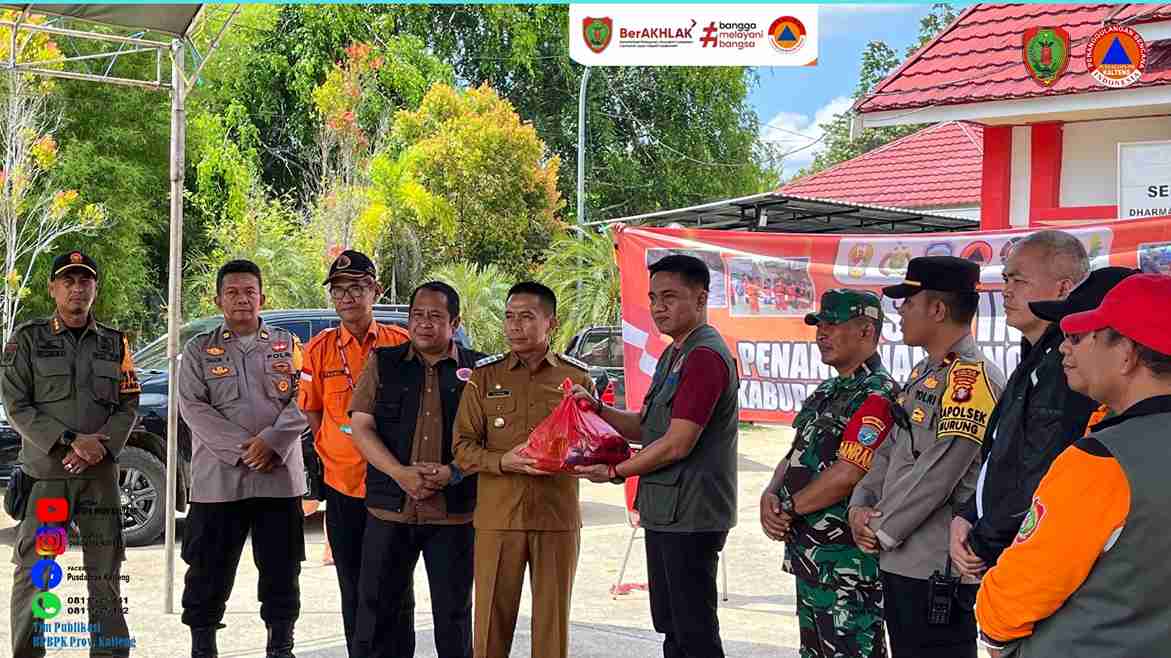 Pemprov Kalteng Serahkan Bantuan Logistik kepada Pemkab Murung Raya