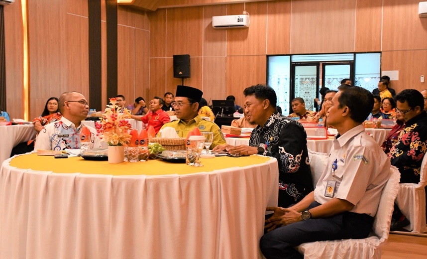 Wabup Barsel  Secara Resmi Buka Sosialisasi Kerjasama Antarlembaga Dalam Penanggulangan Bencana