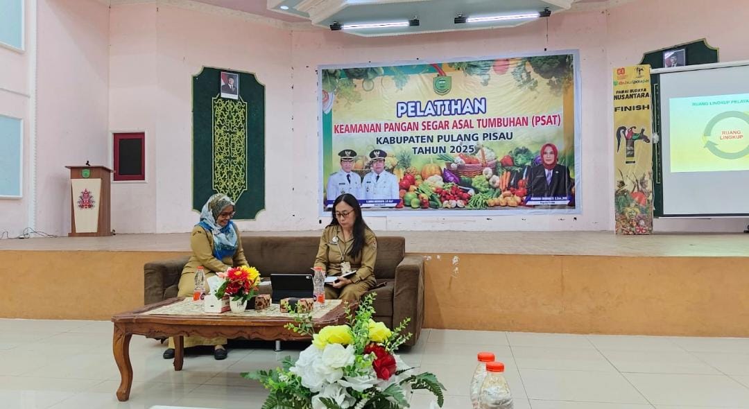 Dukung Program MBG, Pelaku Usaha Tanaman Pangan Hortikultura kabupaten Pulang Pisau, ikuti pelatihan keamanan pangan segar 