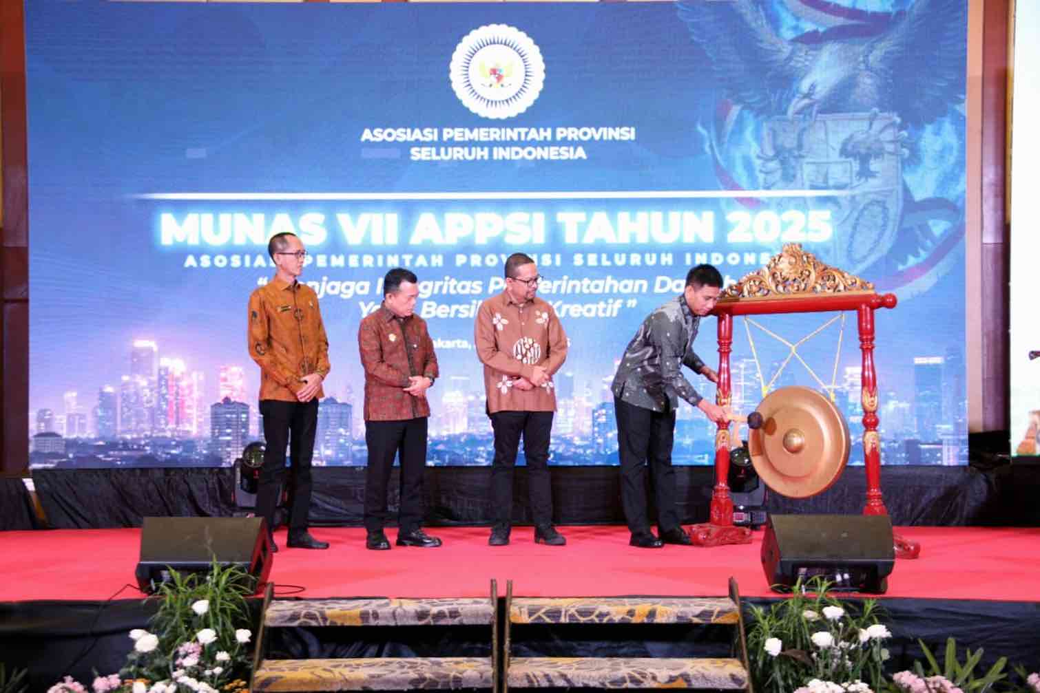 Buka Munas VII APPSI Tahun 2025, Wamendagri Wiyagus: Jaga Integritas Pemerintahan Daerah