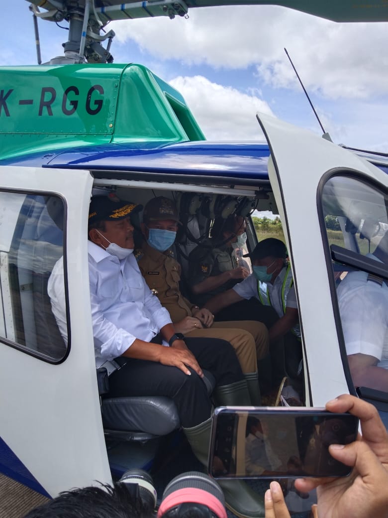  Bupati Gunung Mas Bersama Wakil Menteri Pertahanan Republik Indonesia ke Lokasi Food Estate