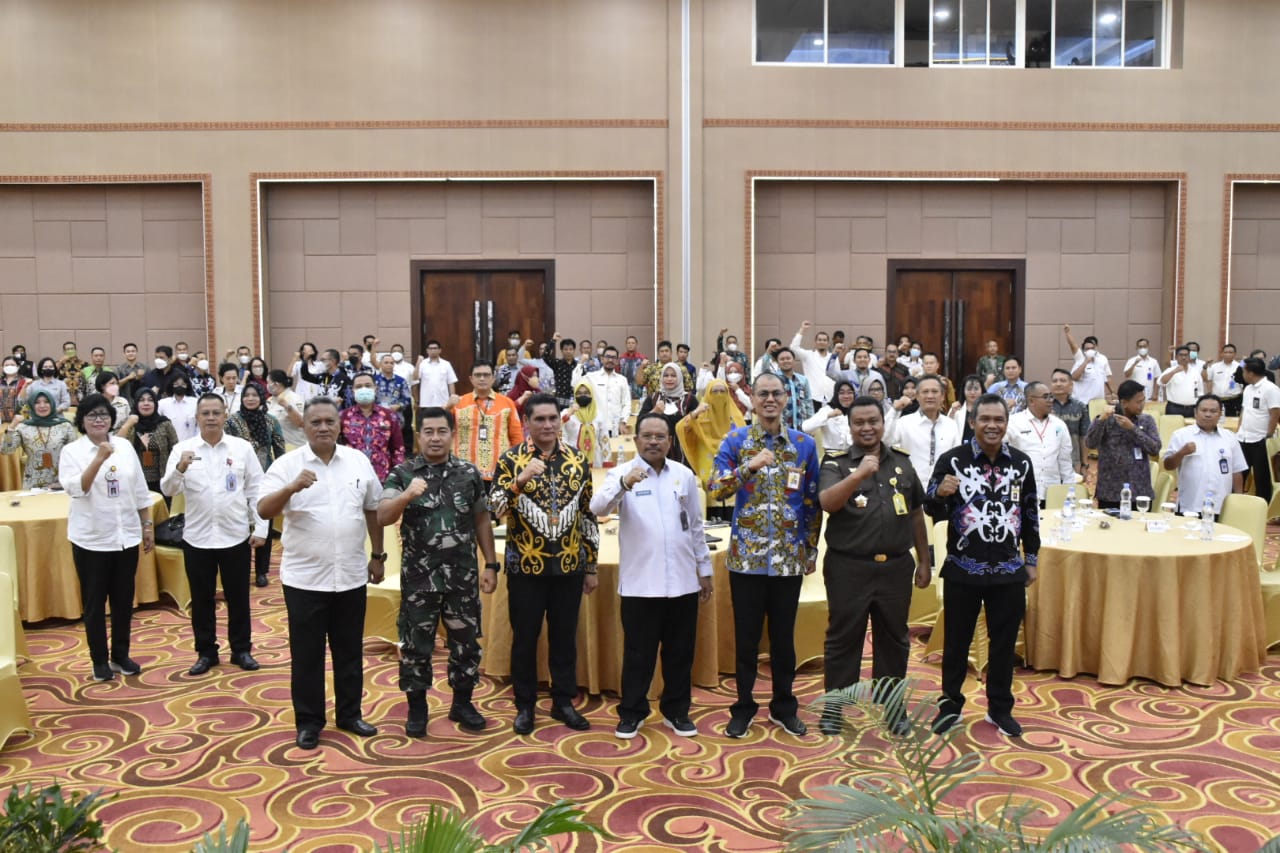 Sekda Nuryakin Buka Rakor Regional Intensifikasi dan Ekstensifikasi PBB dan PPh se-Kalteng