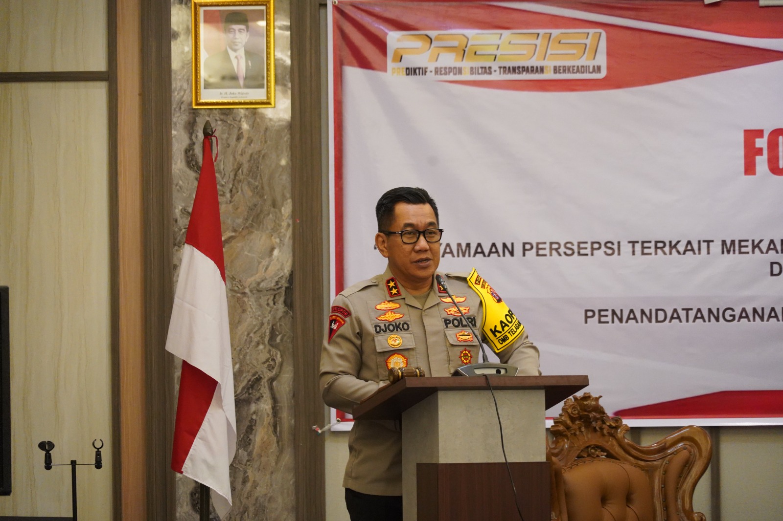 Plh. Asisten Pemkesra Herson B. Aden Hadiri FGD Penyamaan Persepsi Terkait Kampanye Pemilu 2024