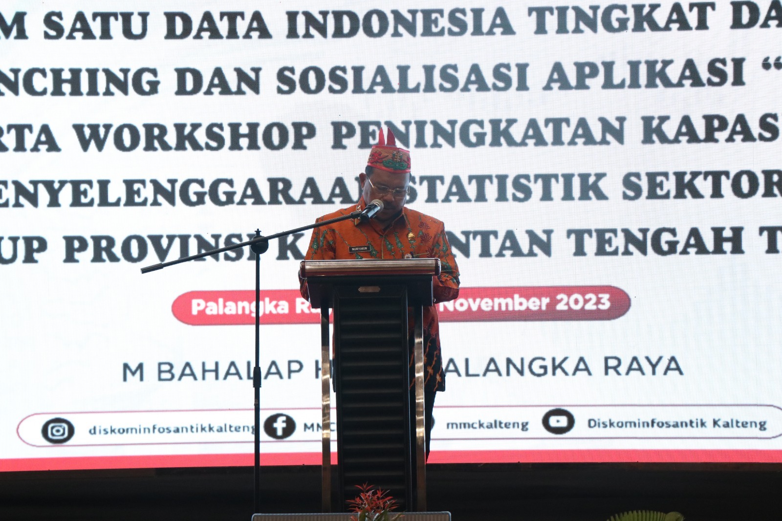 Kepala BKD Prov. Kalteng Hadiri Rakor Forum Satu Data Indonesia