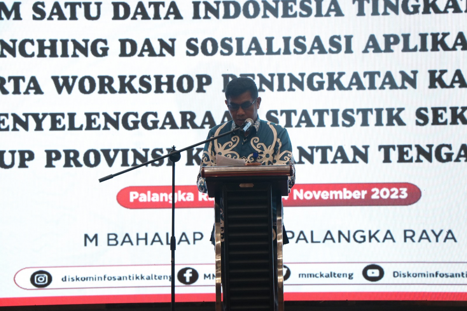 Kepala BKD Prov. Kalteng Hadiri Rakor Forum Satu Data Indonesia