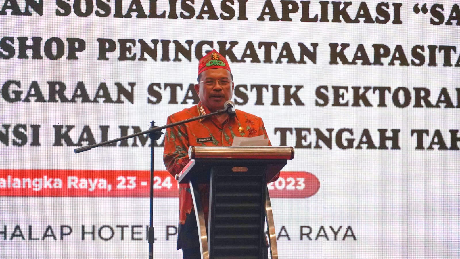 Sekda Nuryakin Buka Rakor Forum Satu Data Indonesia Prov. Kalteng