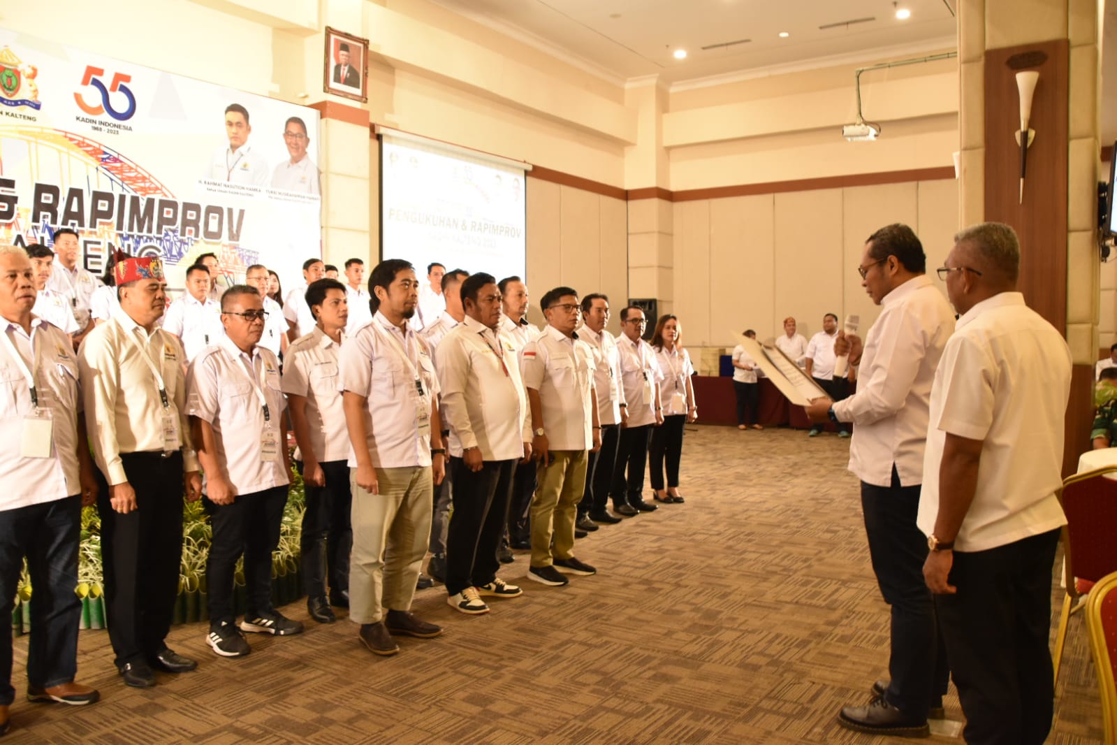 Sahli Yuas Elko Hadiri Rapat Pimpinan Provinsi Tahun 2023 Kepengurusan 2021-2026 Kadin Kalteng