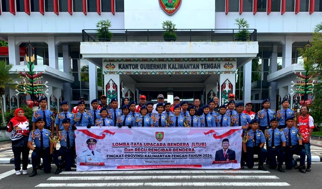 Plh. Sahli Gubernur Akhmad Husain Buka LTUB sekaligus Regu Pengibar Bendera Tahun 2024