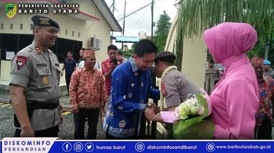 Bupati Barito Utara Sambut Kapolres Baru