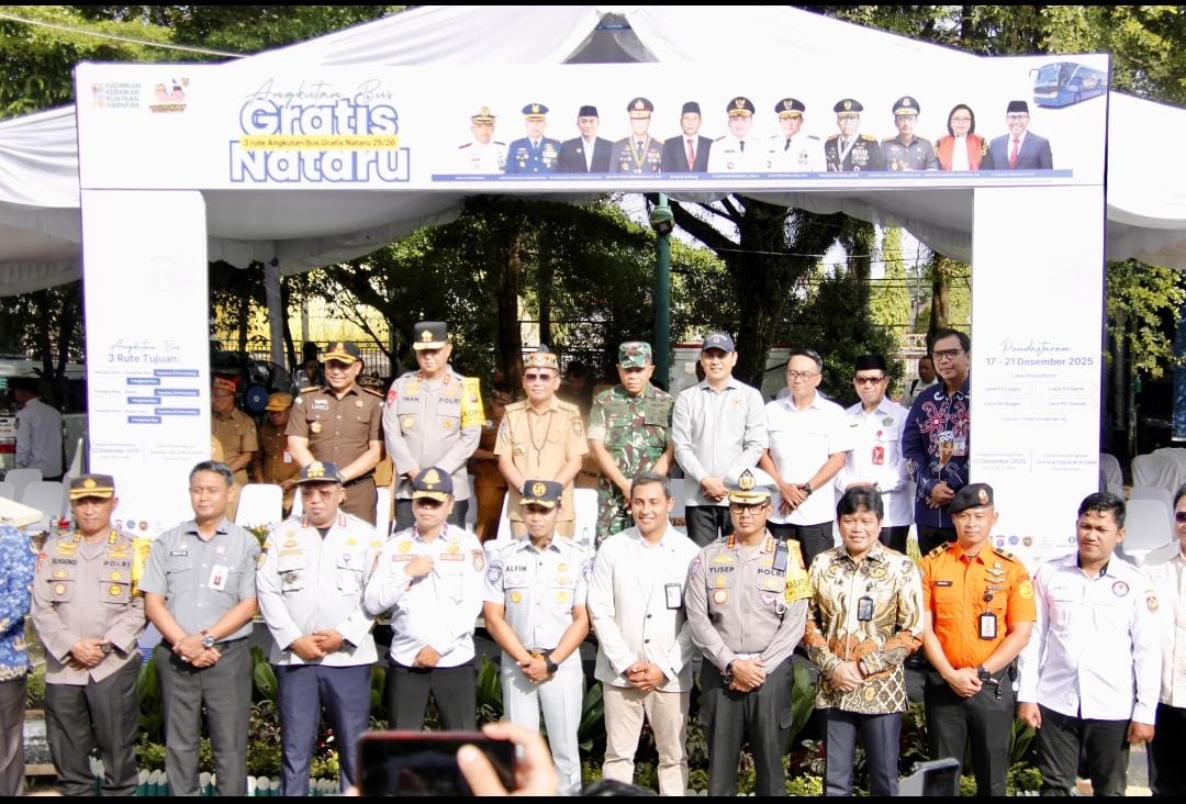 Sambut Nataru, Gubernur Kalteng Resmi Luncurkan Angkutan Bus Gratis