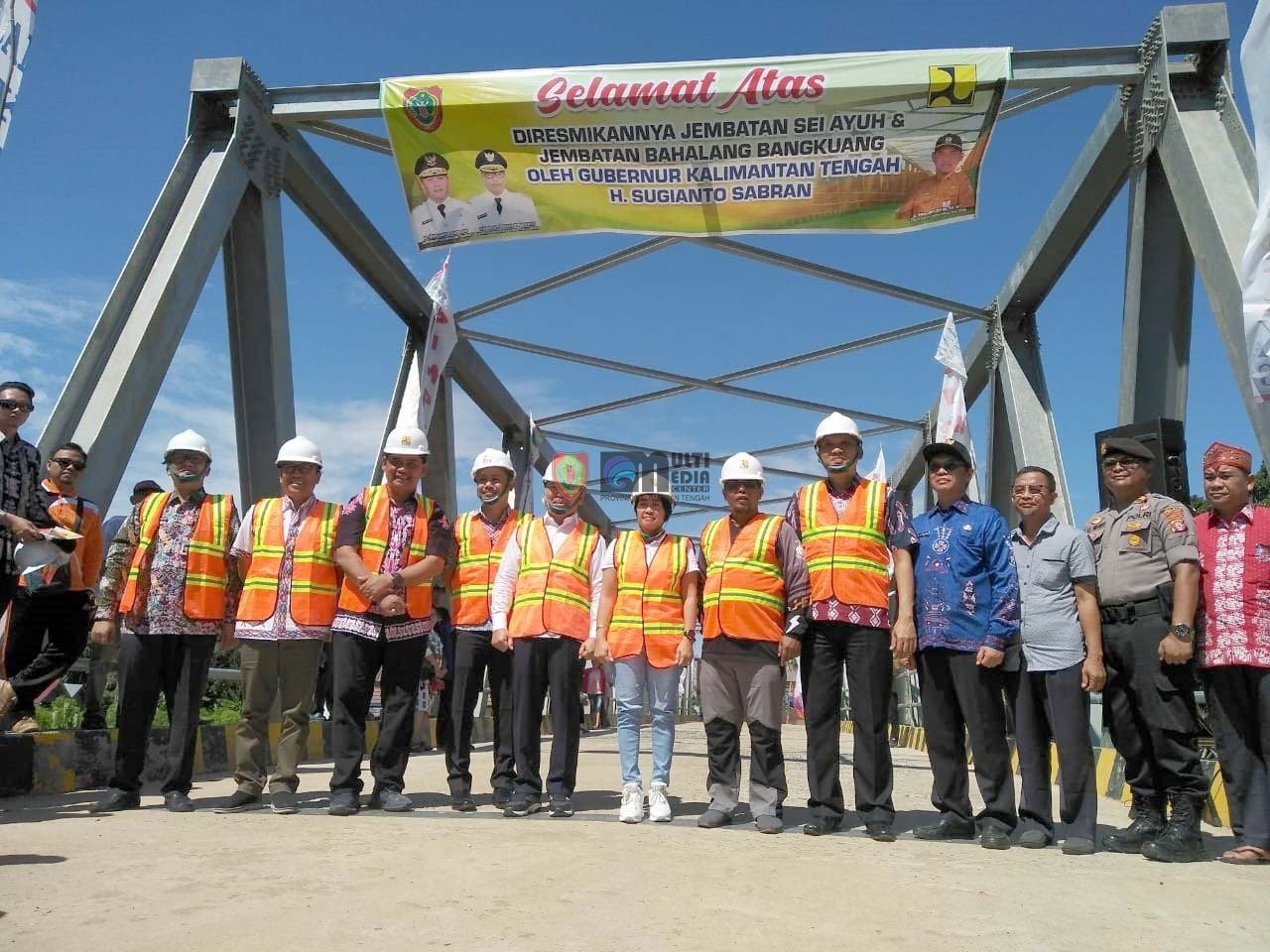 Gubernur Resmikan Dua Jembatan di Ruas Jalan Provinsi Kalteng