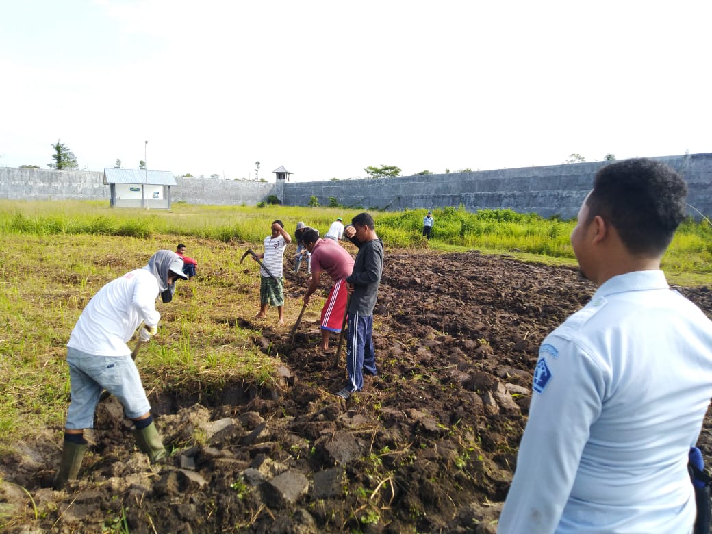 MILIKI TANAH SUBUR, LAPAS SUKAMARA SEDIAKAN LAHAN KEBUN BAGI WBP