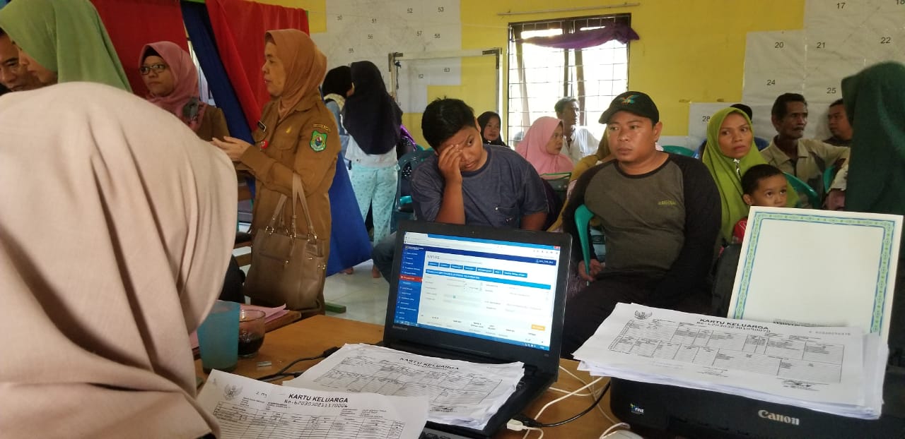 Wujudkan Pelayanan, Disdukcapil Kapuas Jemput Bola Ke Kecamatan Kapuas Timur