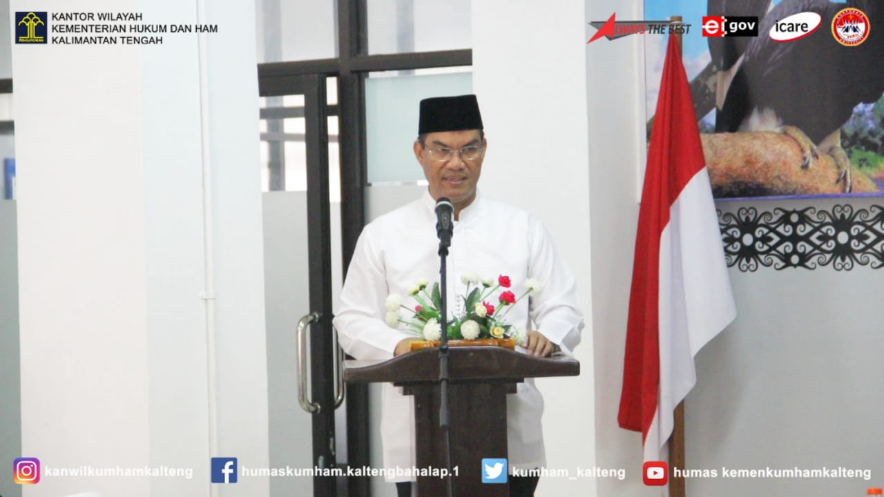 Kakanwil Hadiri Penandatanganan Kontrak Bantuan Hukum Tahun Anggaran 2020