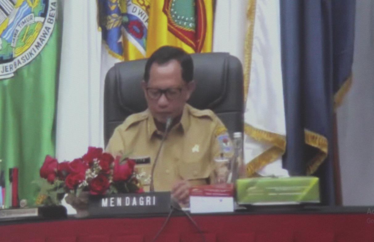 Wagub Hadiri Rapat Kerja Bersama Kepala Daerah dan Ketua DPRD se-Indonesia Secara Virtual