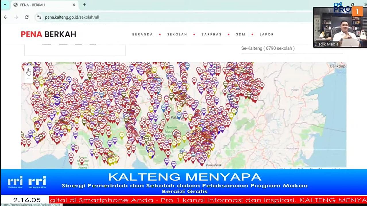Kalteng Optimalkan Program Makan Bergizi Gratis (MBG) dengan Aplikasi Pena Berkah
