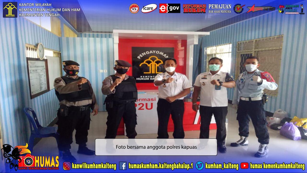 Rutan Kuala Kapuas Disambangi oleh Jajaran Polres