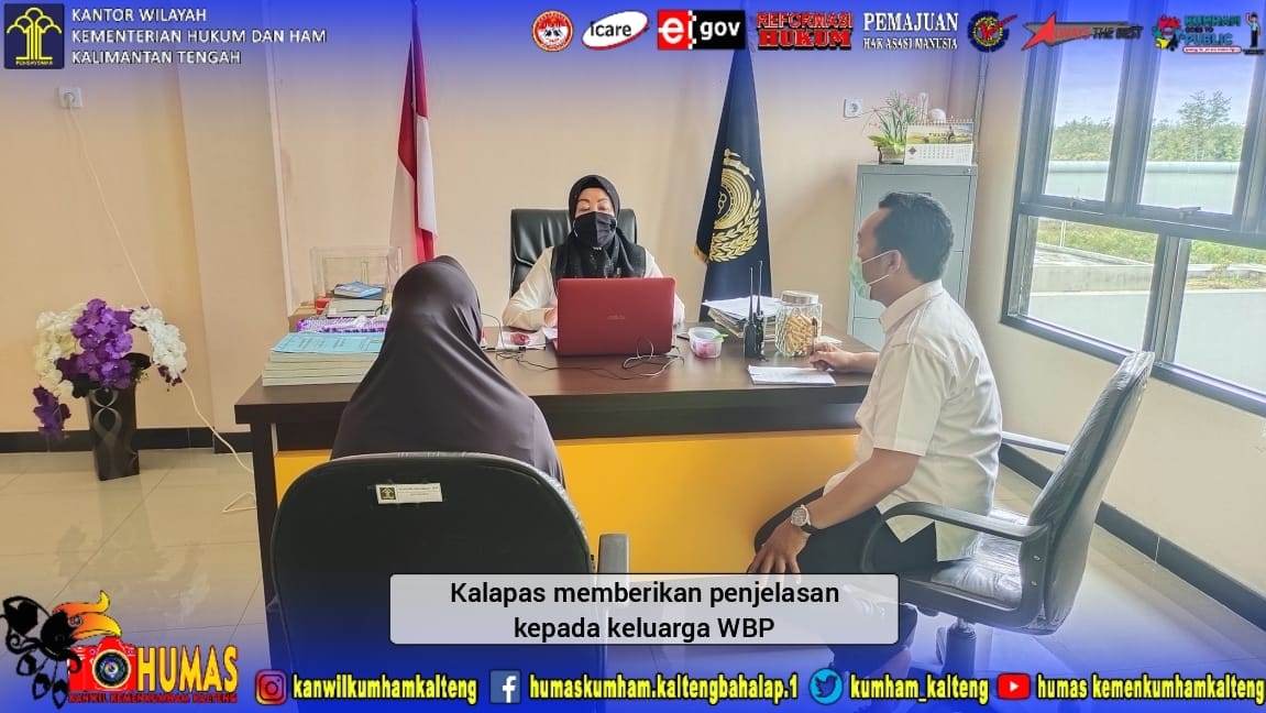 Kalapas Perempuan Palangka Raya Terima Permohonan Usulan Pemindahan WBP 