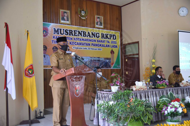 Buka Musrenbang Kecamatan Pangkalan Lada, Sekda Kobar : Sinergikan Program dengan Dunia Usaha