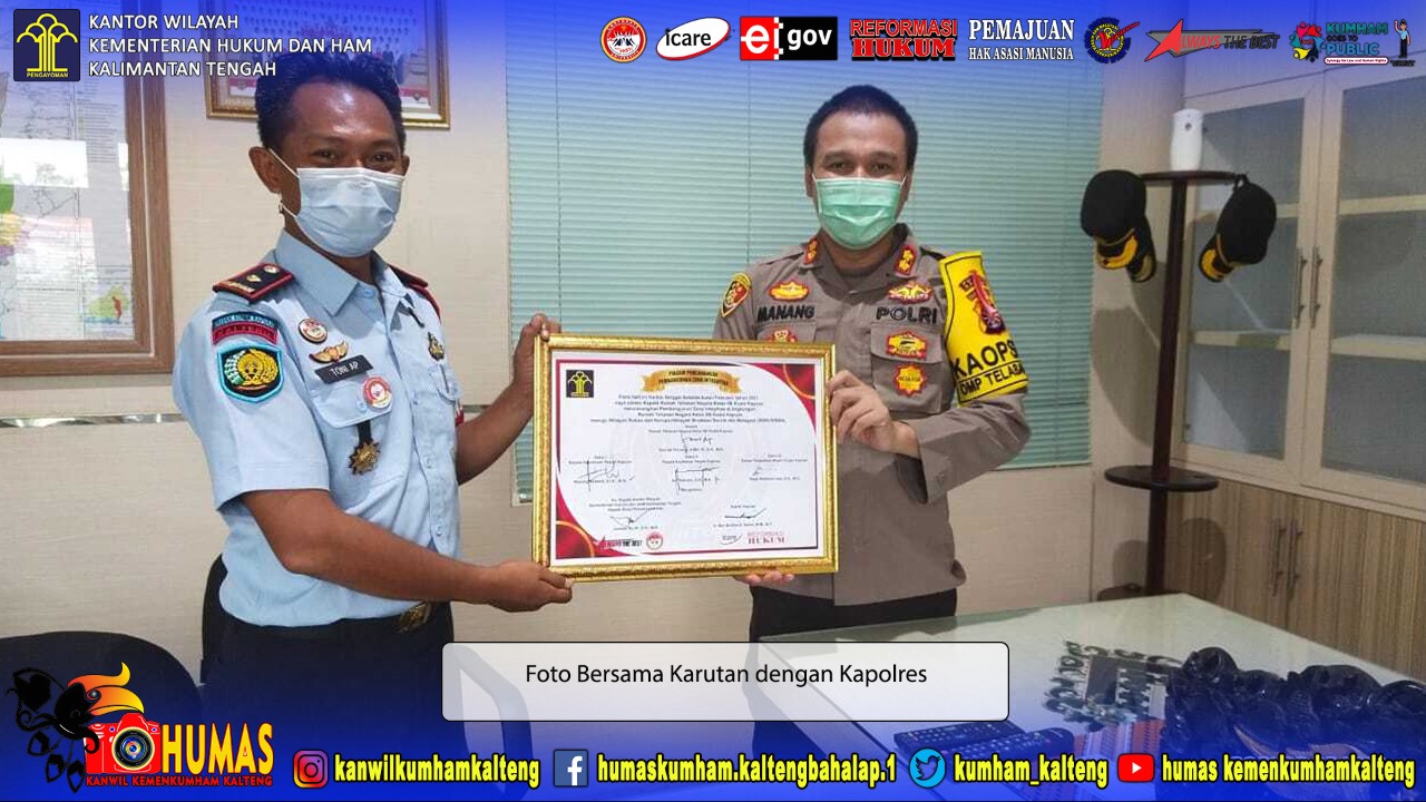 Rutan Kuala Kapuas Lakukan Penjajakan MoU dengan Polres Kapuas