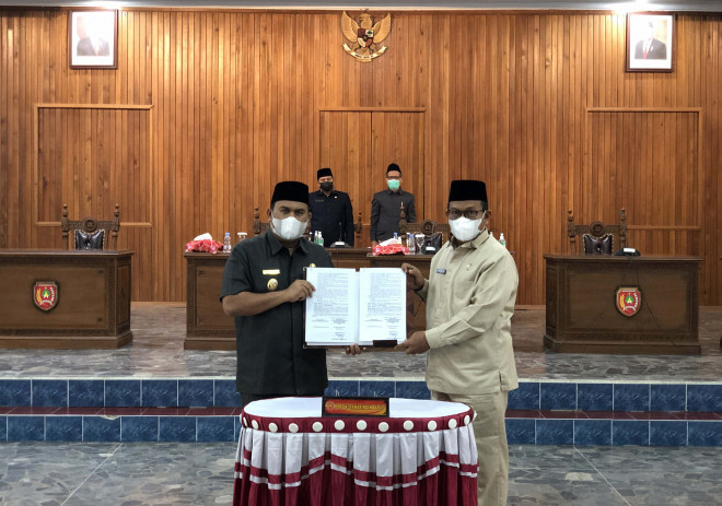 Pemkab Kobar bersama DPRD Sepakati 9 Buah Ranperda untuk Ditetapkan Jadi Perda