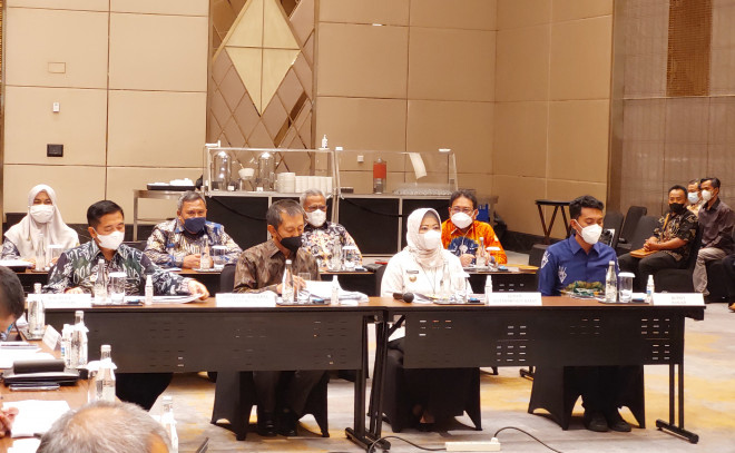 Dorong Percepatan Investasi dan Pembangunan, Bupati Kobar Paparkan RDTR WP Perkotaan Kumai kepada Kementerian ATR/BPN