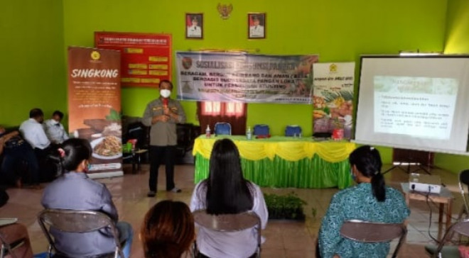 Upaya Tekan Stunting, DKP Kobar Sosialisasikan Konsumsi Pangan B2SA