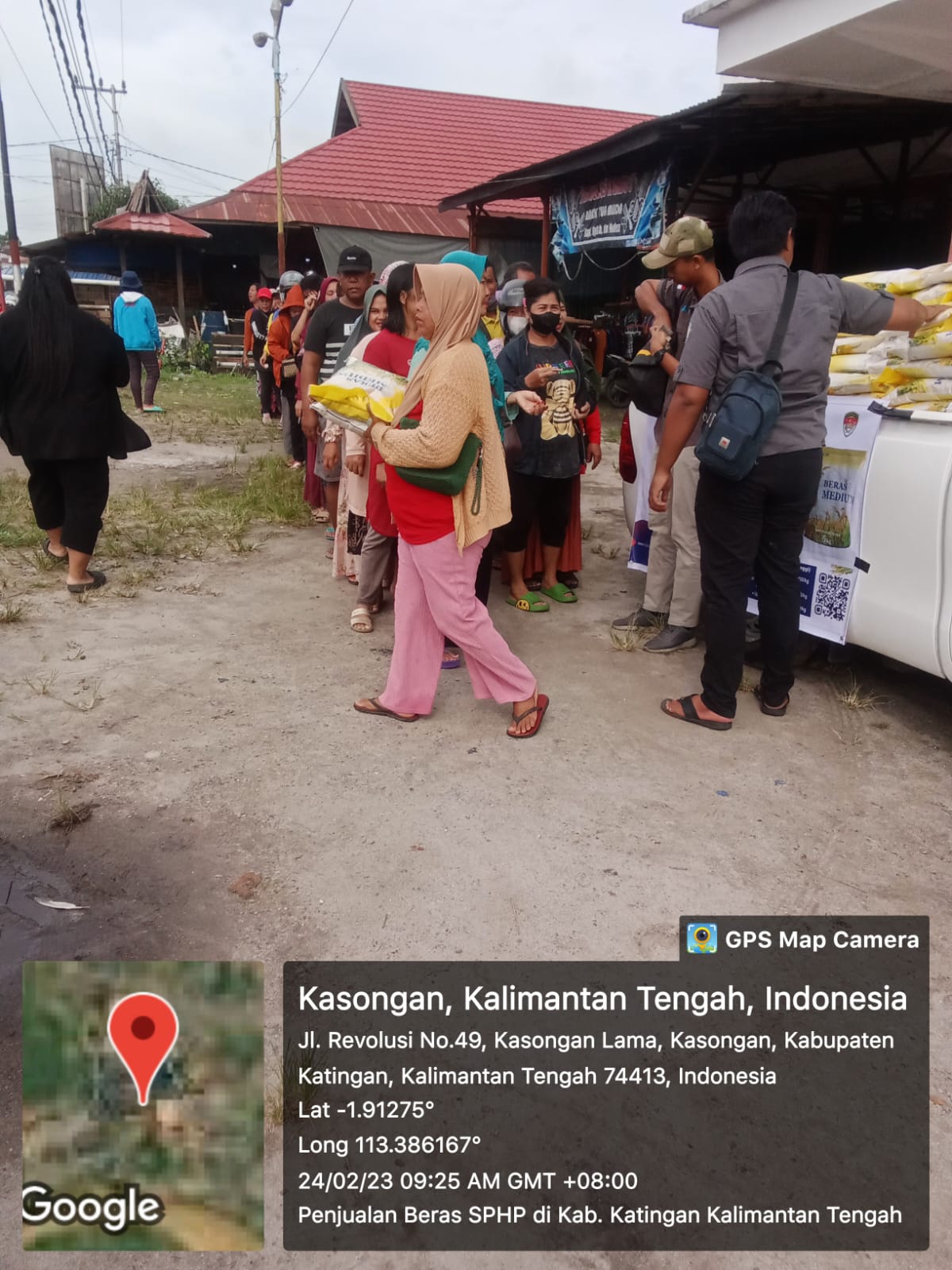 Kendalikan Inflasi di Katingan, Pemprov. Kalteng dan Perum Bulog Lakukan Intervensi Pasar