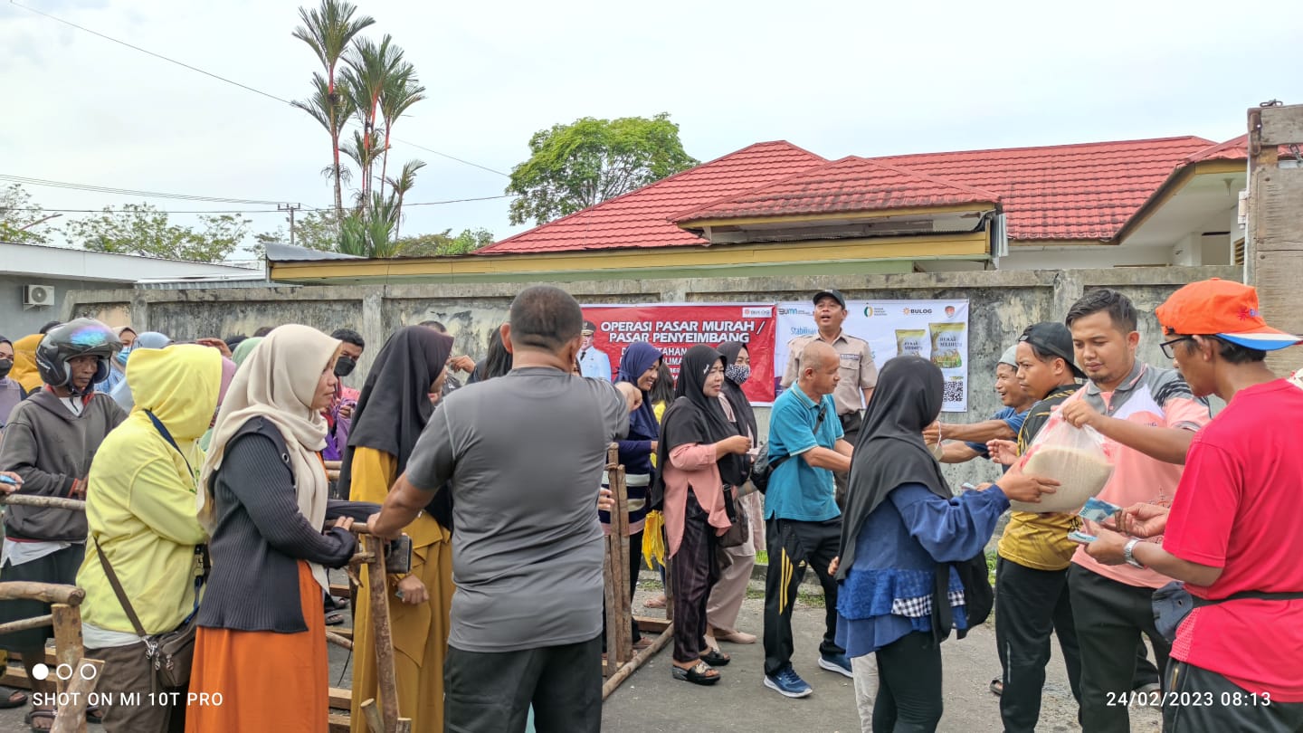 Kendalikan Inflasi, Dishanpang Prov. Kalteng Giat Laksanakan Intervensi Pasar Secara Berkala