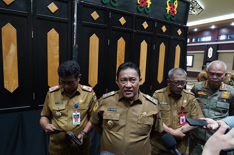 Pimpin Rapat dengan Pejabat JPT Pratama, Wagub Edy Pratowo Diskusikan Implementasi Visi Misi Gubernur Kalteng
