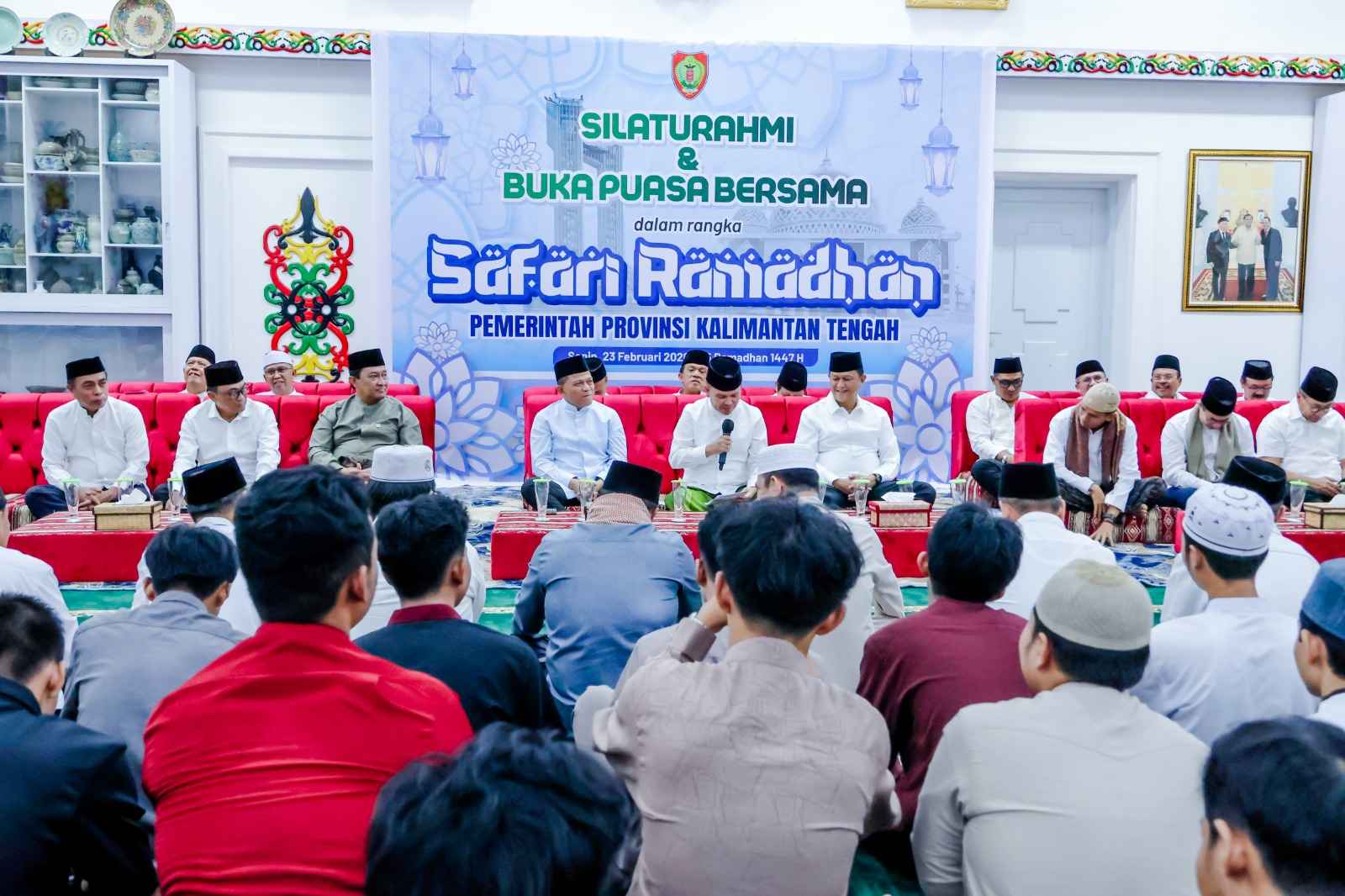 Pererat Silaturahmi di Bulan Suci, Gubernur Agustiar Sabran Gelar Buka Puasa Bersama di Istana Isen Mulang