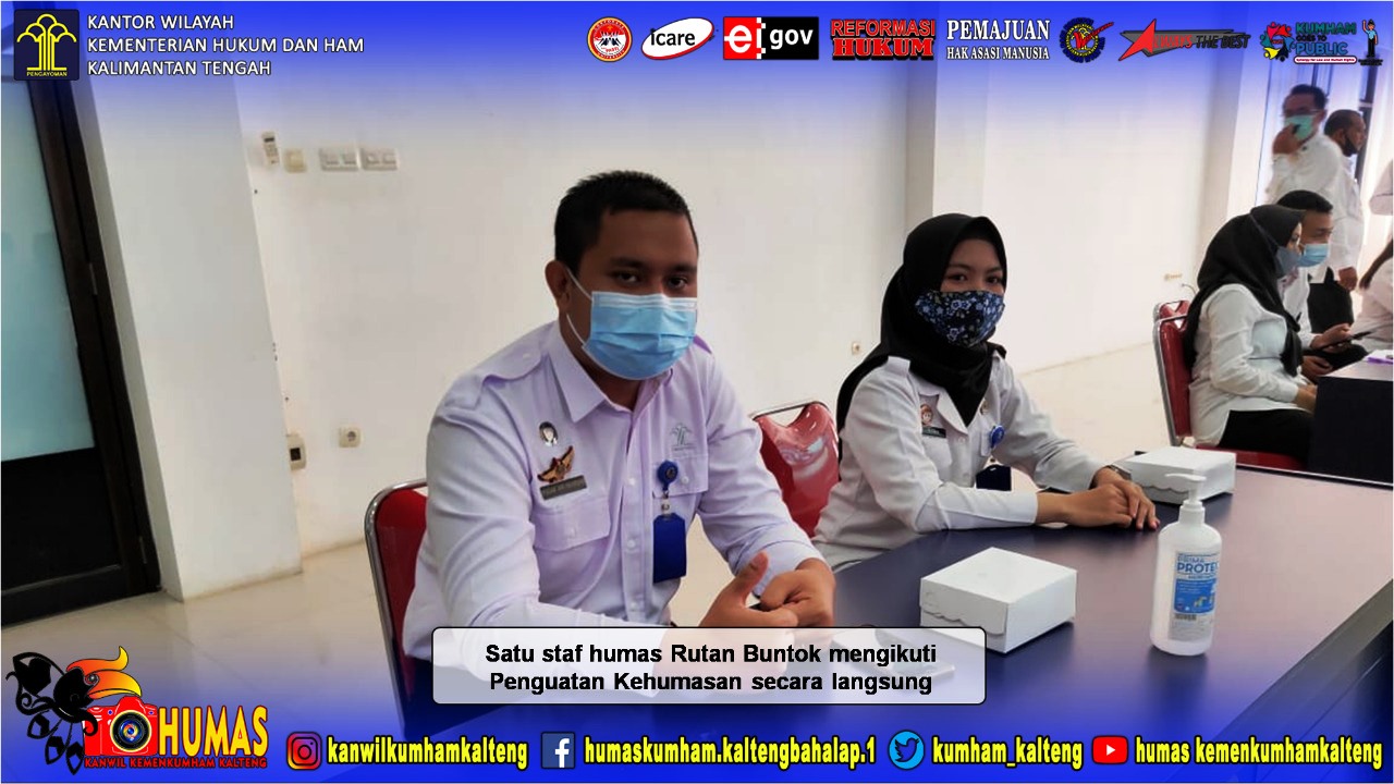 Tingkatkan Fungsi Kehumasan, Rutan Buntok Ikuti Penguatan Kehumasan