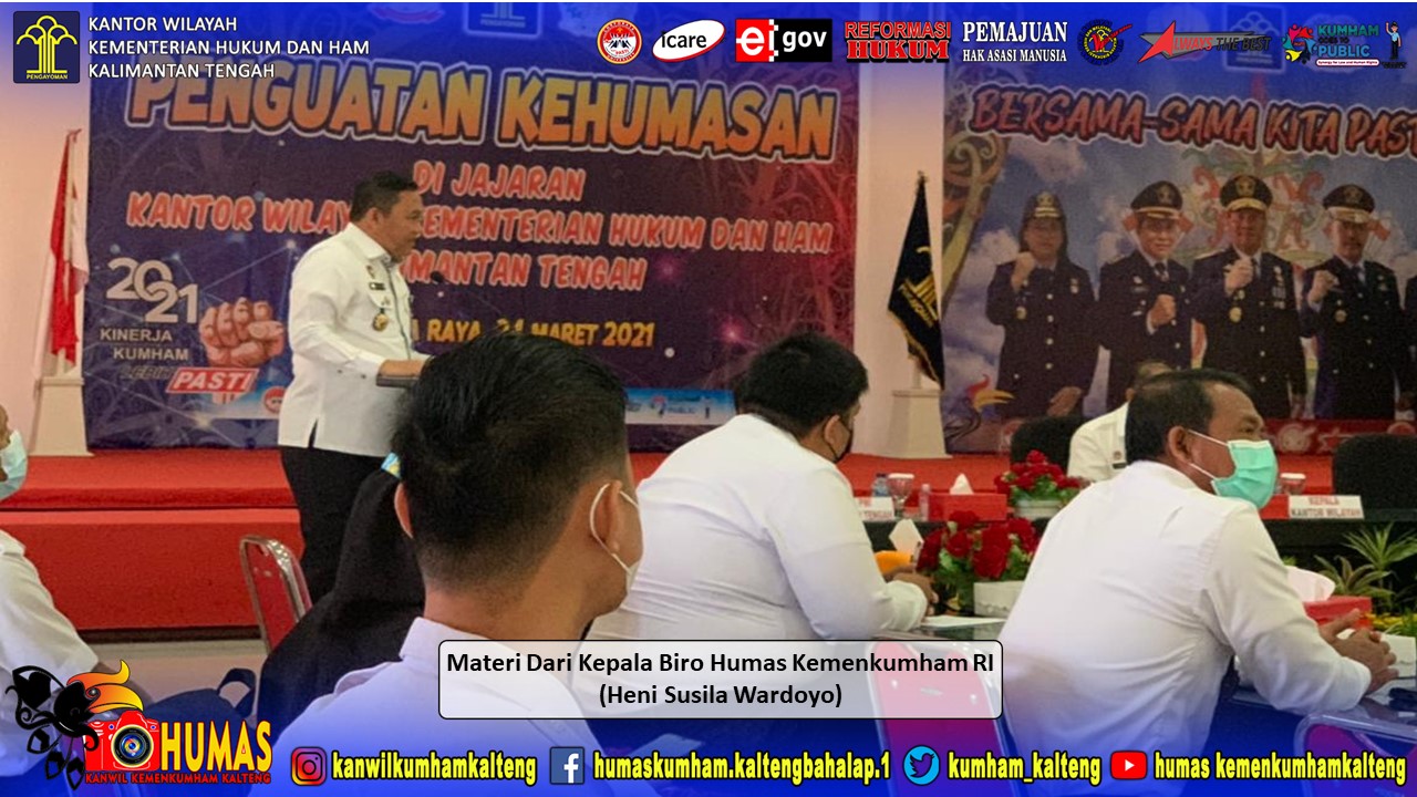 Perkuat Bagian Kehumasan, Kanwil Kalteng Lakukan Hal Ini