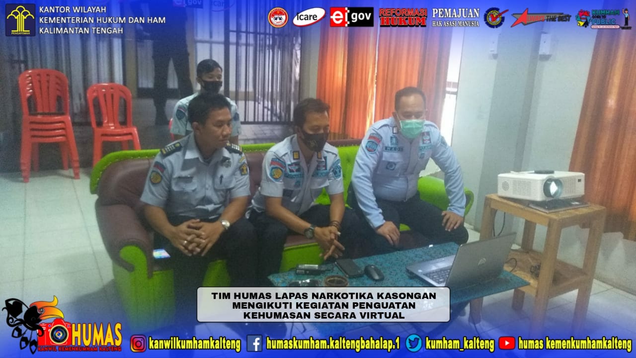 Tingkatkan Peran Humas Dalam Membentuk Opini Publik, Lapas Narkotika Kasongan Ikuti Kegiatan Penguatan Kehumasan