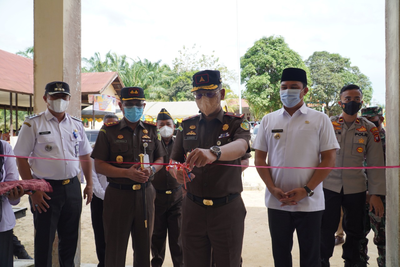 Bupati Lamandau Hadiri Pencanangan Program Rumah Keadilan Restoratif Bahaum Bakuba