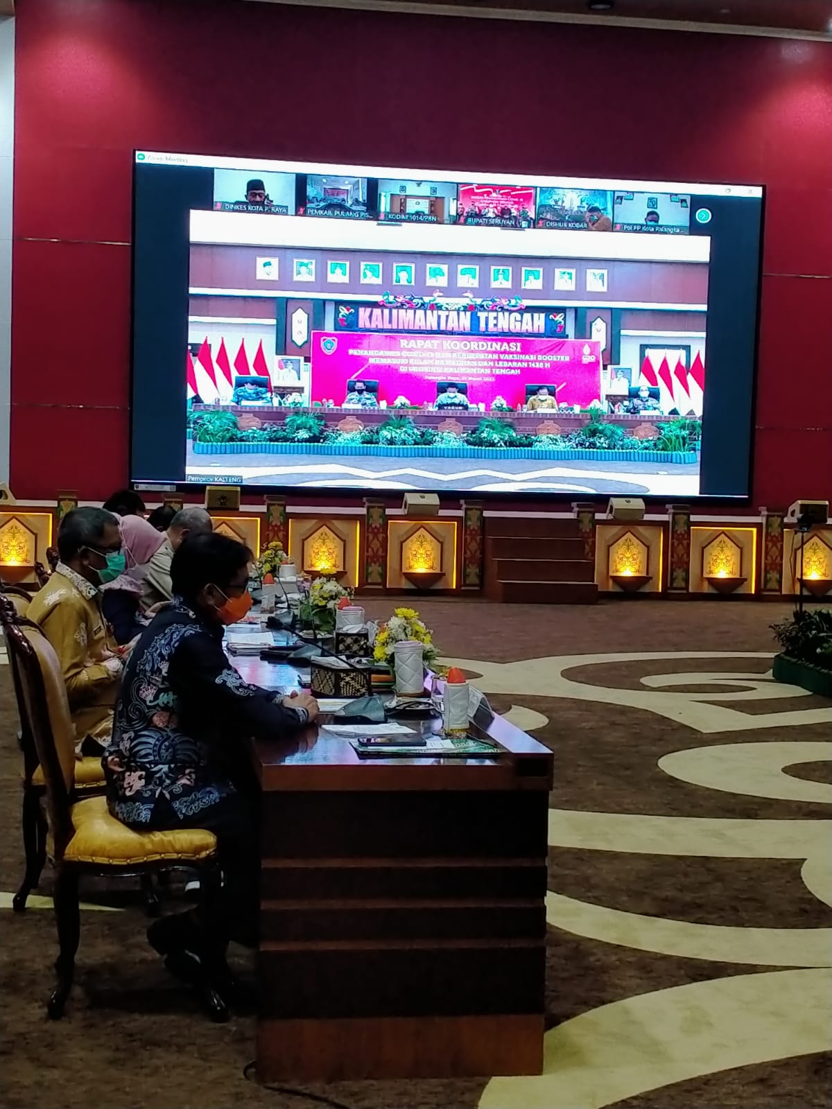 Pemprov. Kalteng Gelar Rapat Koordinasi Antisipasi Penyebaran Covid-19 pada Bulan Puasa dan Lebaran Tahun 2022