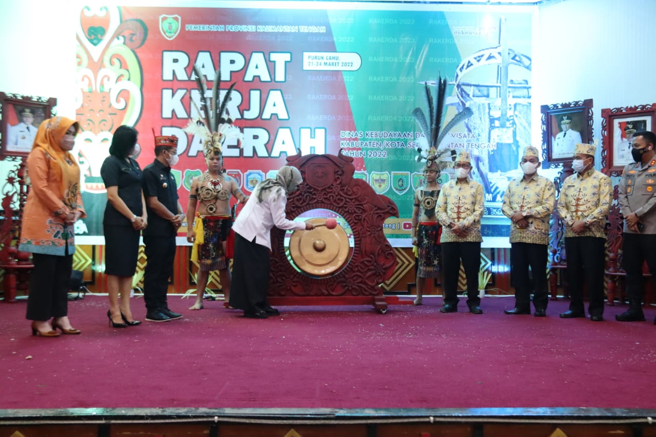Pembukaan Rakerda Bidang Budaya dan Pariwisata se-Kalteng