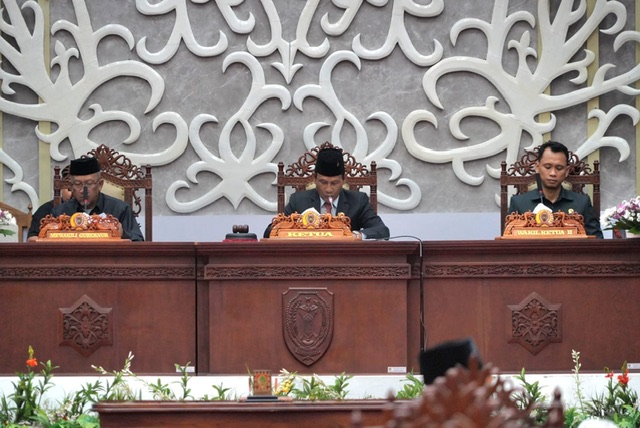 Plt. Sekda H.M Katma F. Dirun Sampaikan Pidato LKPJ Gubernur Kalteng Akhir Tahun Anggaran 2024 