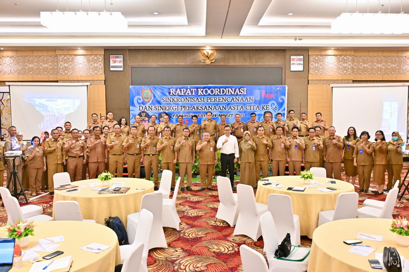 BAPPERIDA Prov. Kalteng Gelar Rakor Sinkronisasi Perencanaan dan Sinergi Pelaksanaan Asta Cita ke-6