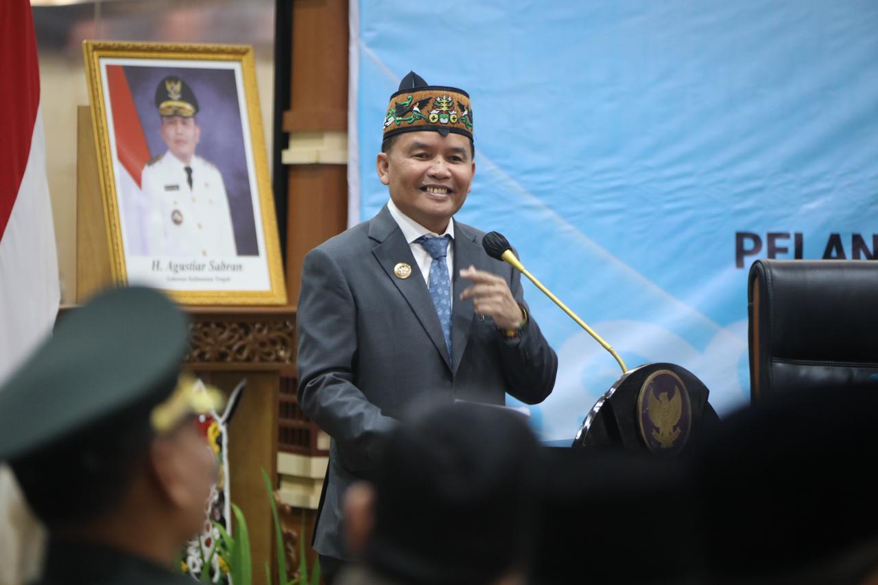 A.n Presiden RI, Gubernur Agustiar Sabran Lantik Bupati dan Wakil Bupati Lamandau Masa Jabatan Tahun 2025-2030
