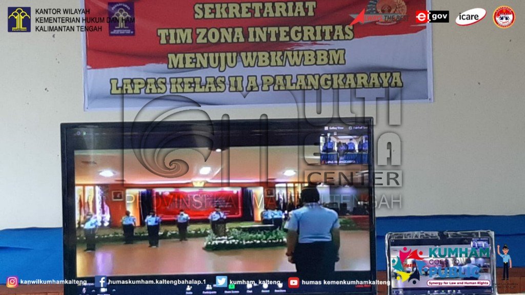 Lapas Palangka Raya Lolos Untuk Diusulkan Meraih Predikat WBK