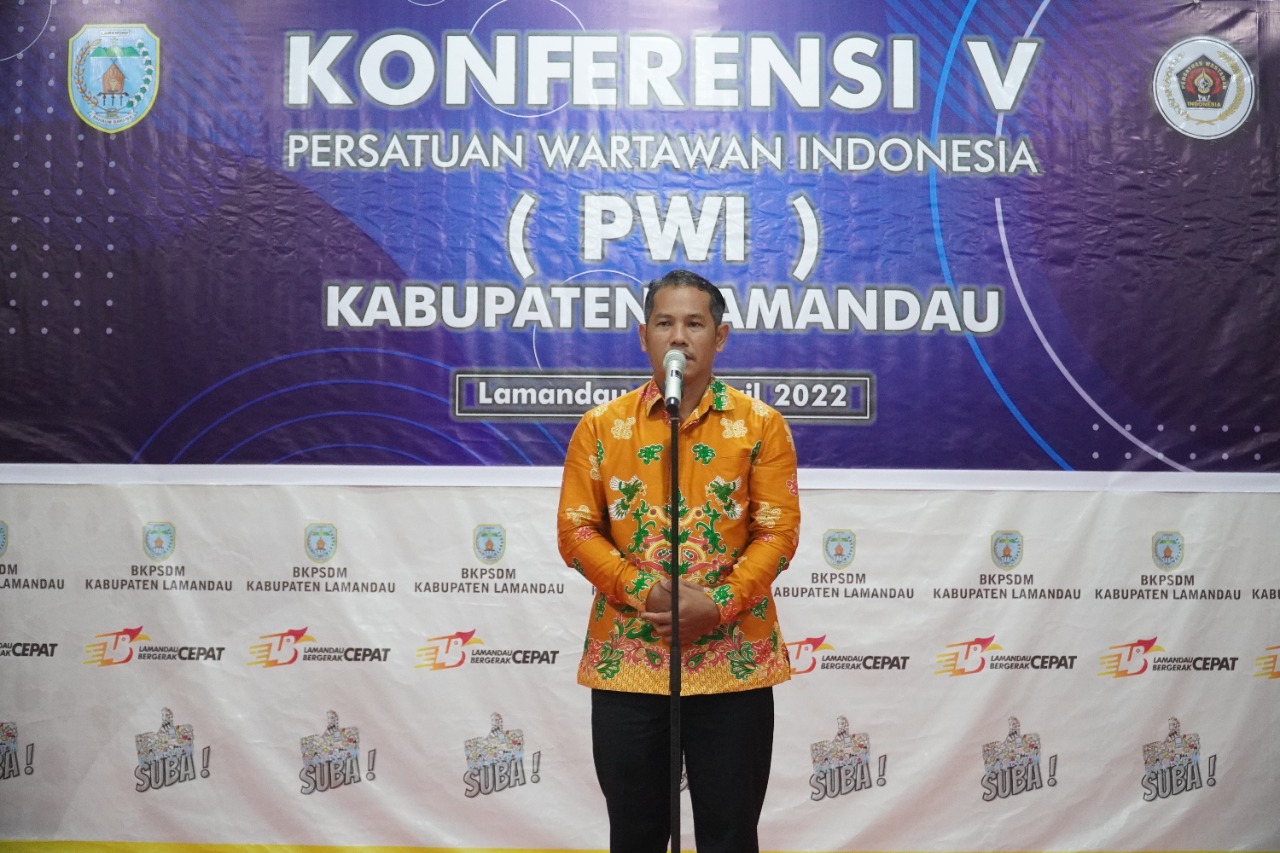 Konferensi PWI, Jadikan Profesionalitas Sebagai Dasar Sinergi Bangun Kabupaten Lamandau