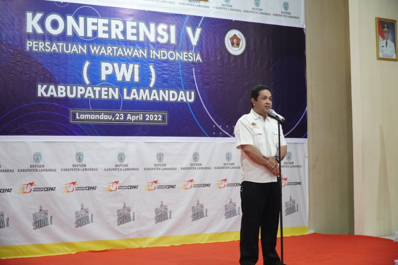 Konferensi PWI, Jadikan Profesionalitas Sebagai Dasar Sinergi Bangun Kabupaten Lamandau