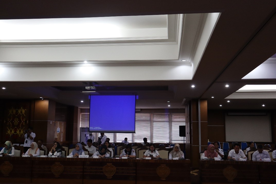 Inspektur Prov. Kalteng Pimpin Rapat Tindak Lanjut Hasil SPI 2023 dan Pengelolaan MCP