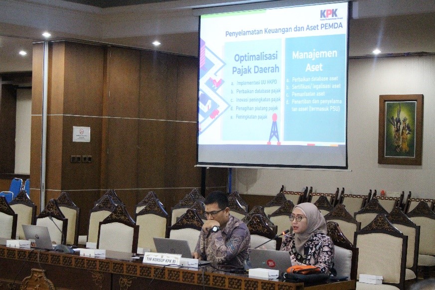 Inspektur Prov. Kalteng Pimpin Rapat Tindak Lanjut Hasil SPI 2023 dan Pengelolaan MCP